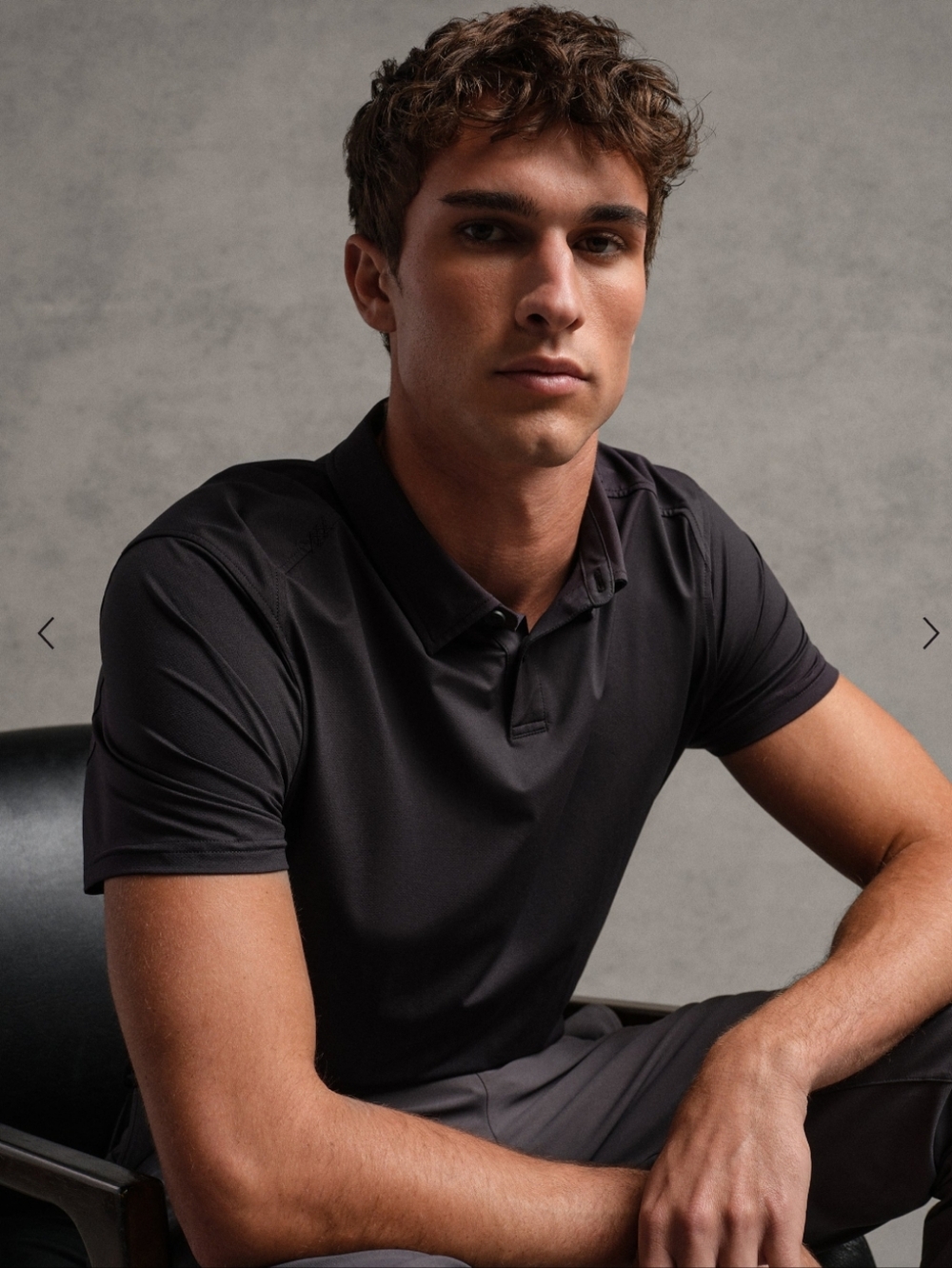 Rhone Commuter Polo Shirt-Black - Picture 4 of 8